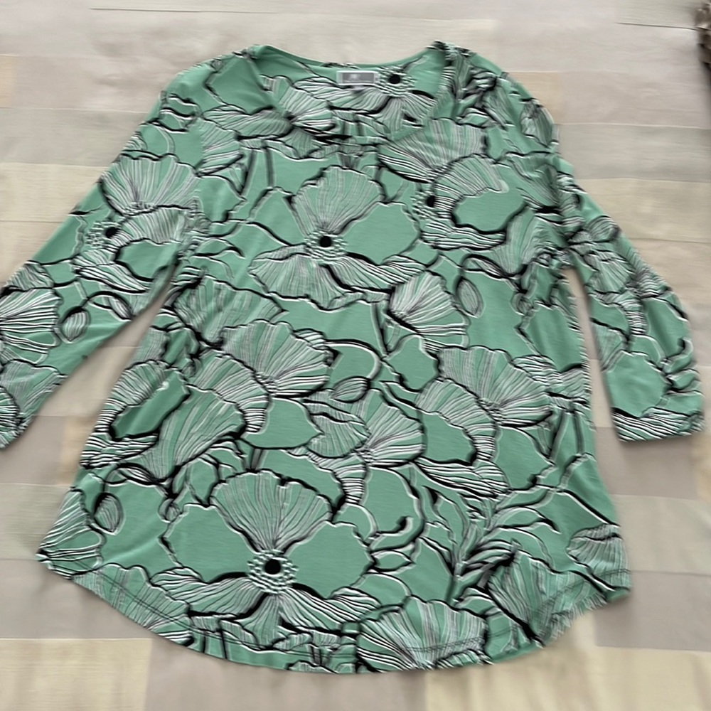 JM Collection printed top